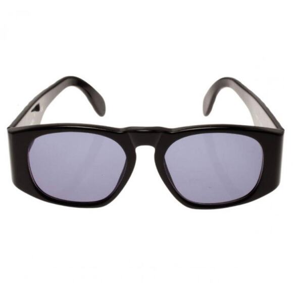 Auth CHANEL Black Vintage CC Sunglasses +Case main image 7